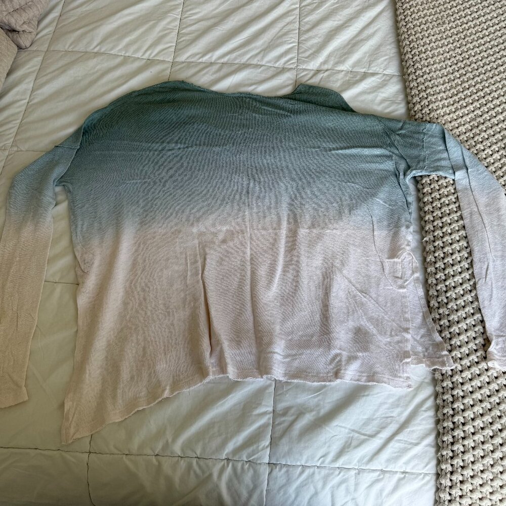 Free People We The Free Starry Night Green Ombre Top - Picture 4 of 5